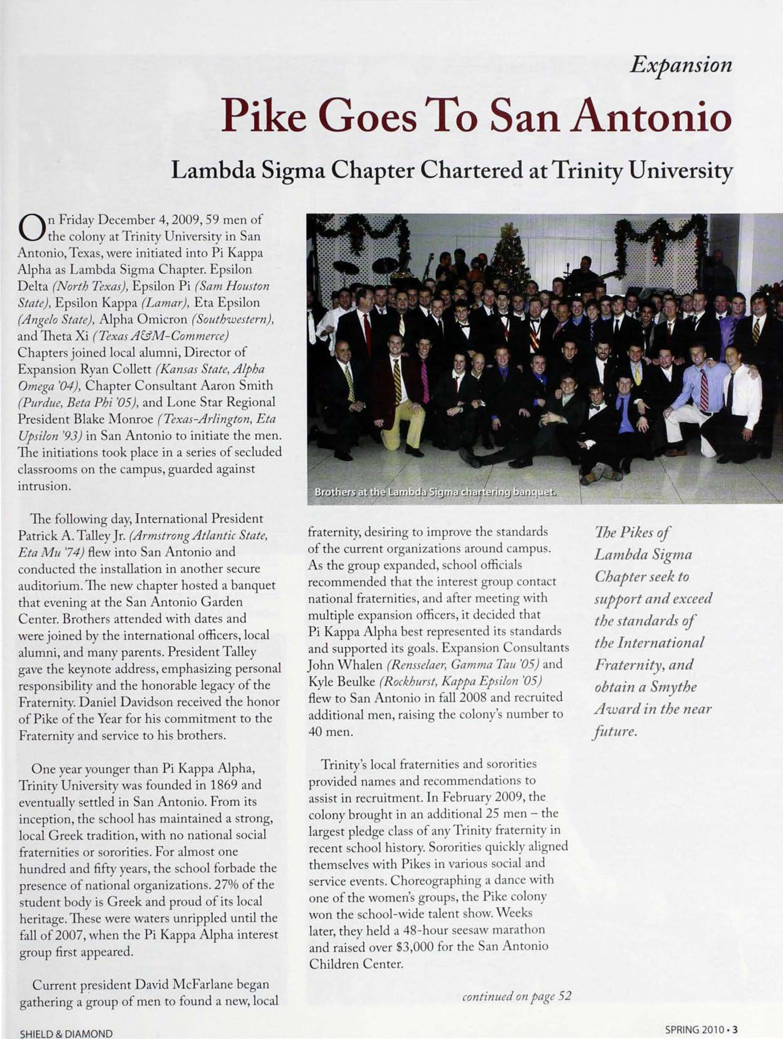 Expansion: Pike Goes To San Antonio